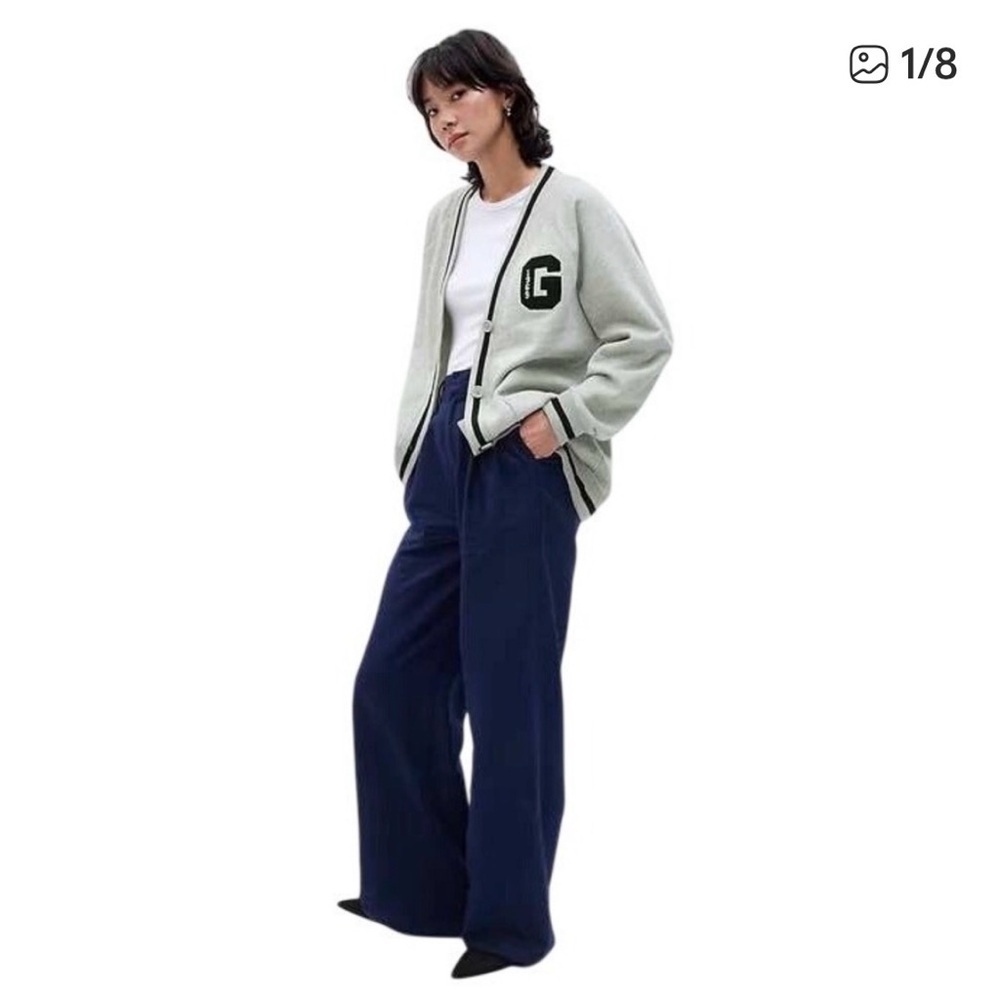 LIKE NEW GAP Varsity Sweatshirt Cardigan